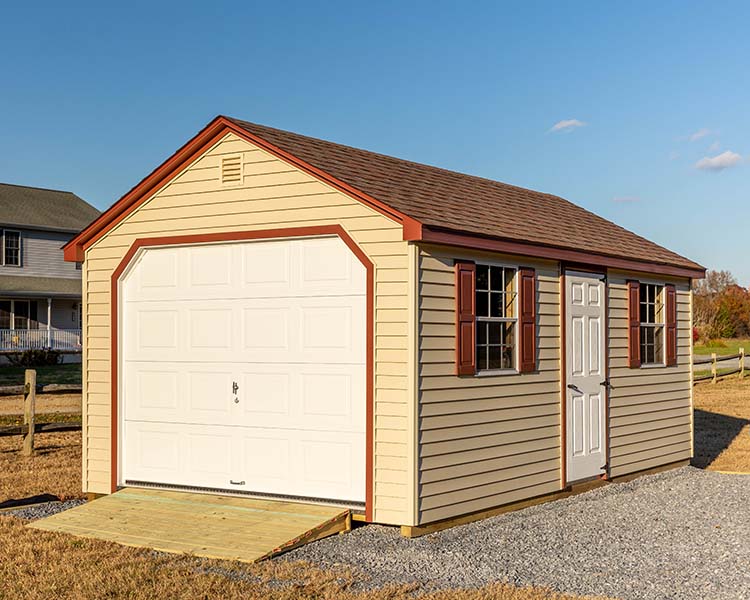 Pre Built Garages Amish Made Shed, How Much Is A Pre Built Garage