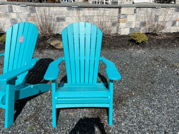 Aruba blue poly Adirondack chairs for sale in Denton, MD
