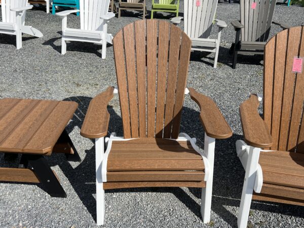 Mahogany and white poly lawn furinture for sale in Denton, MD
