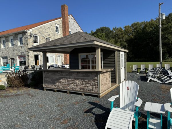 pool house with stone bar for sale in Denton, MD