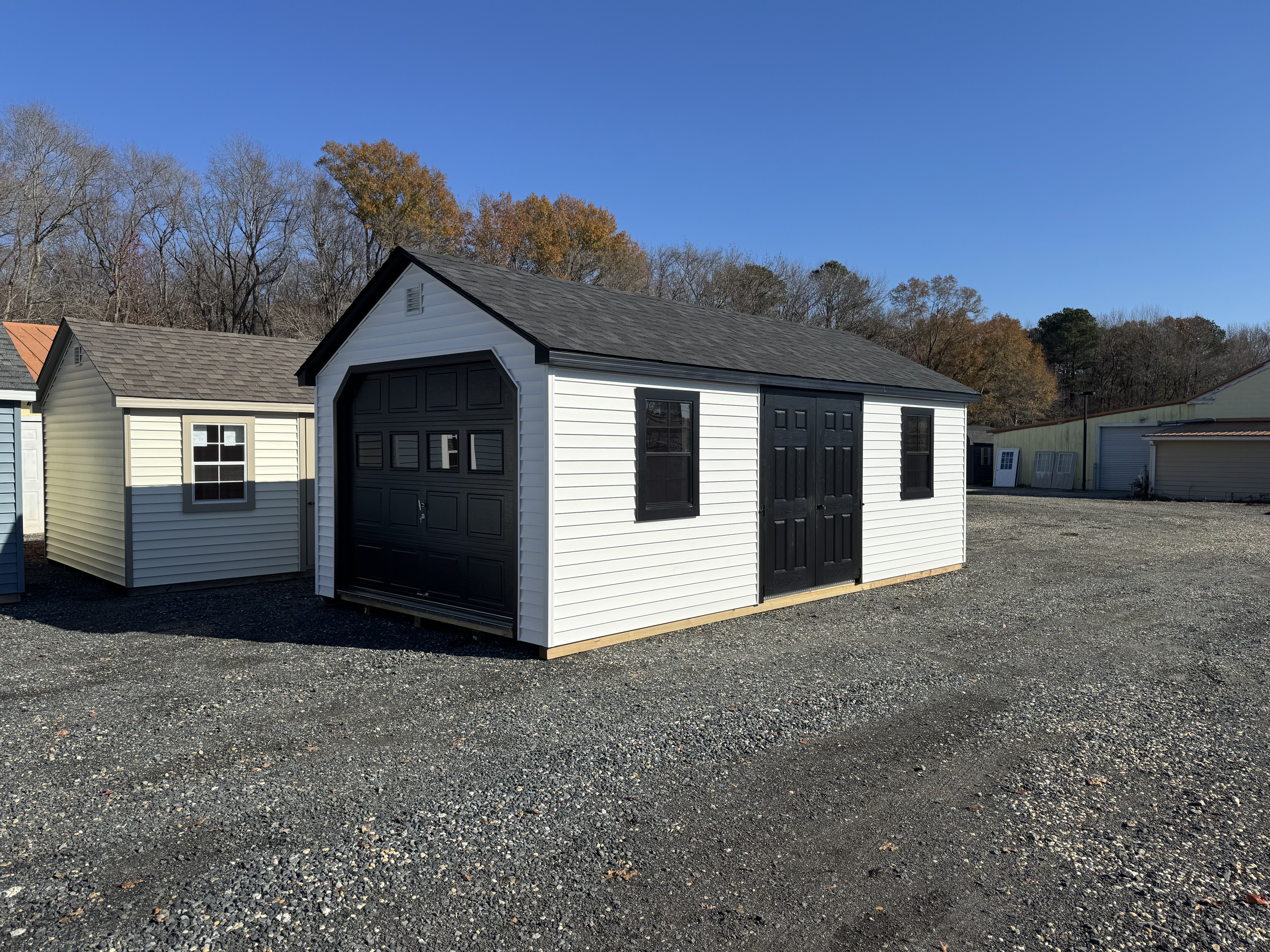 Vinyl Cape Garage 12x24