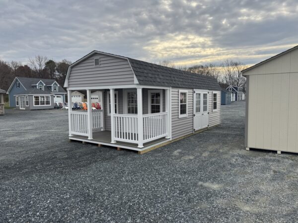 Vinyl Dutch Barn 12x26 w/Porch
