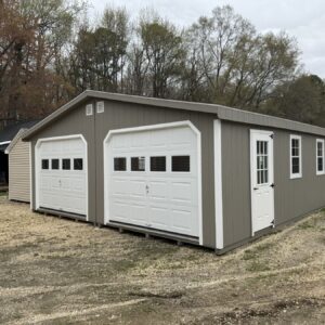 Painted 24x24 Modular Garage