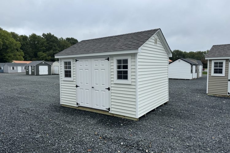 White storage shed for sale in Denton, MD
